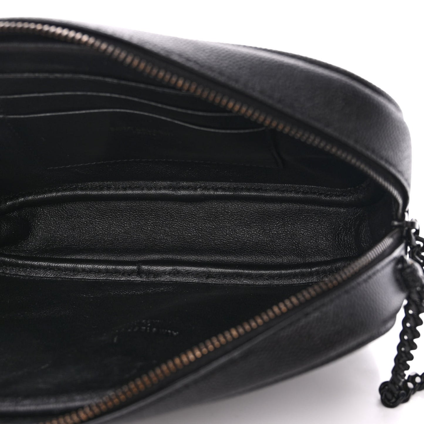 Grain De Poudre Matelasse Monochrome Monogram Mini Lou Camera Bag Black