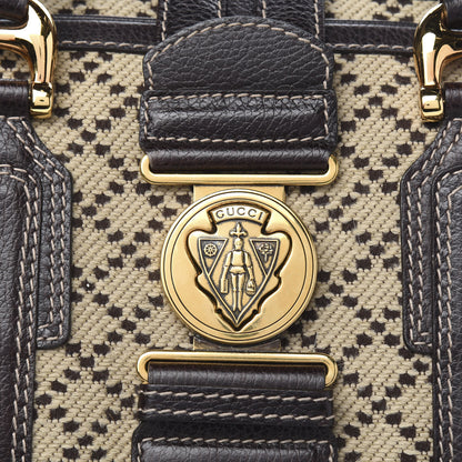Gucci Diamante Calfskin Large Aviatrix Boston Brown 11 of 11