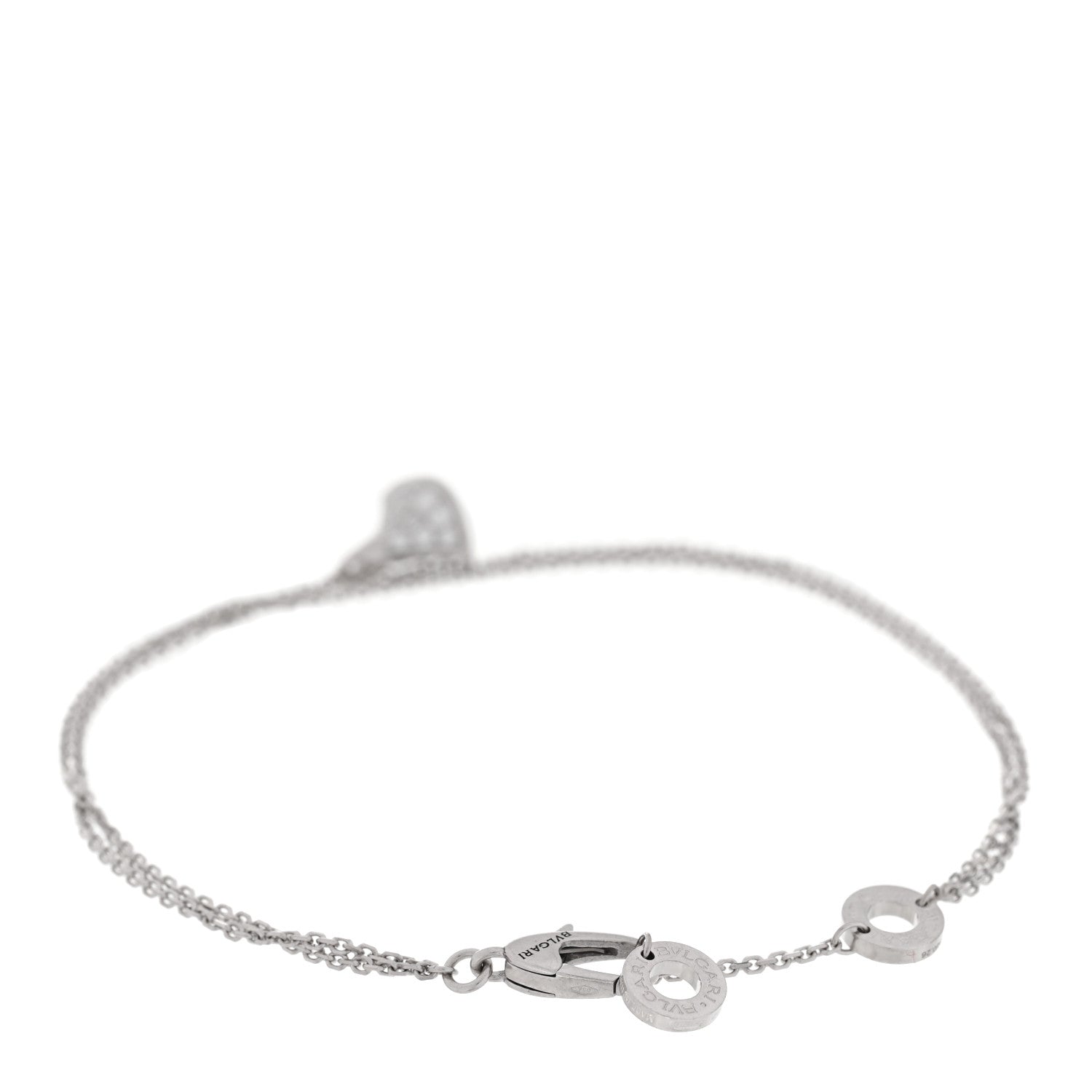 Bulgari 18K White Gold Diamond Divas' Dream Bracelet SM 2 of 6