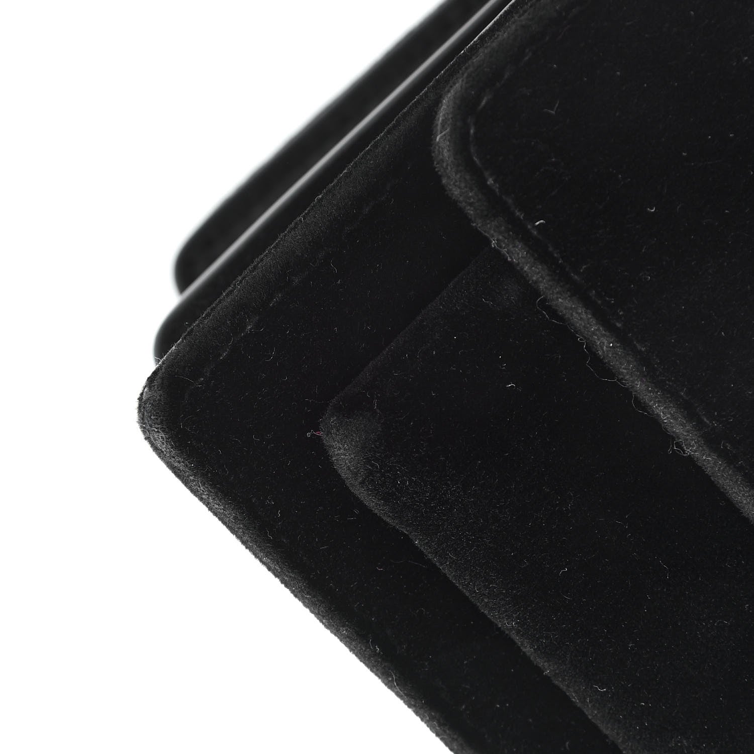 Saint Laurent Velvet Small Monogram Sunset Black 9 of 10