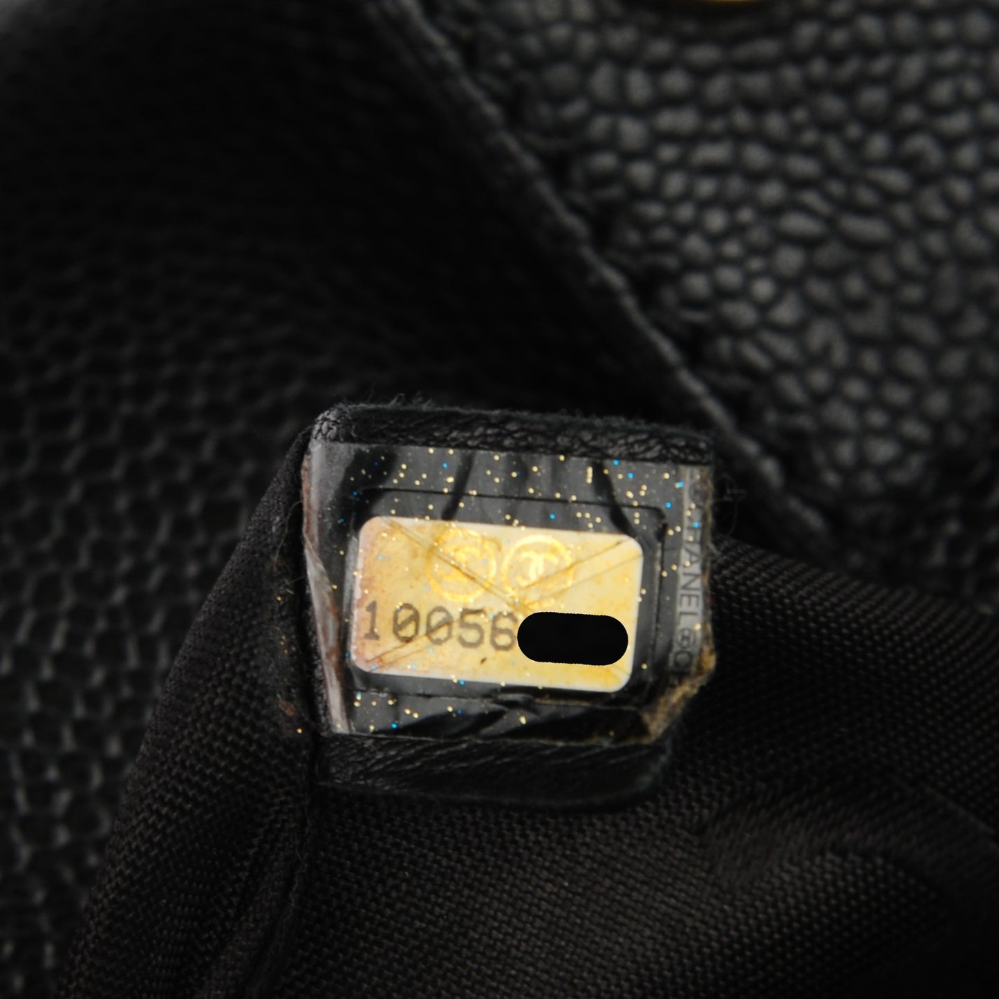 Caviar Timeless CC Shoulder Bag Black