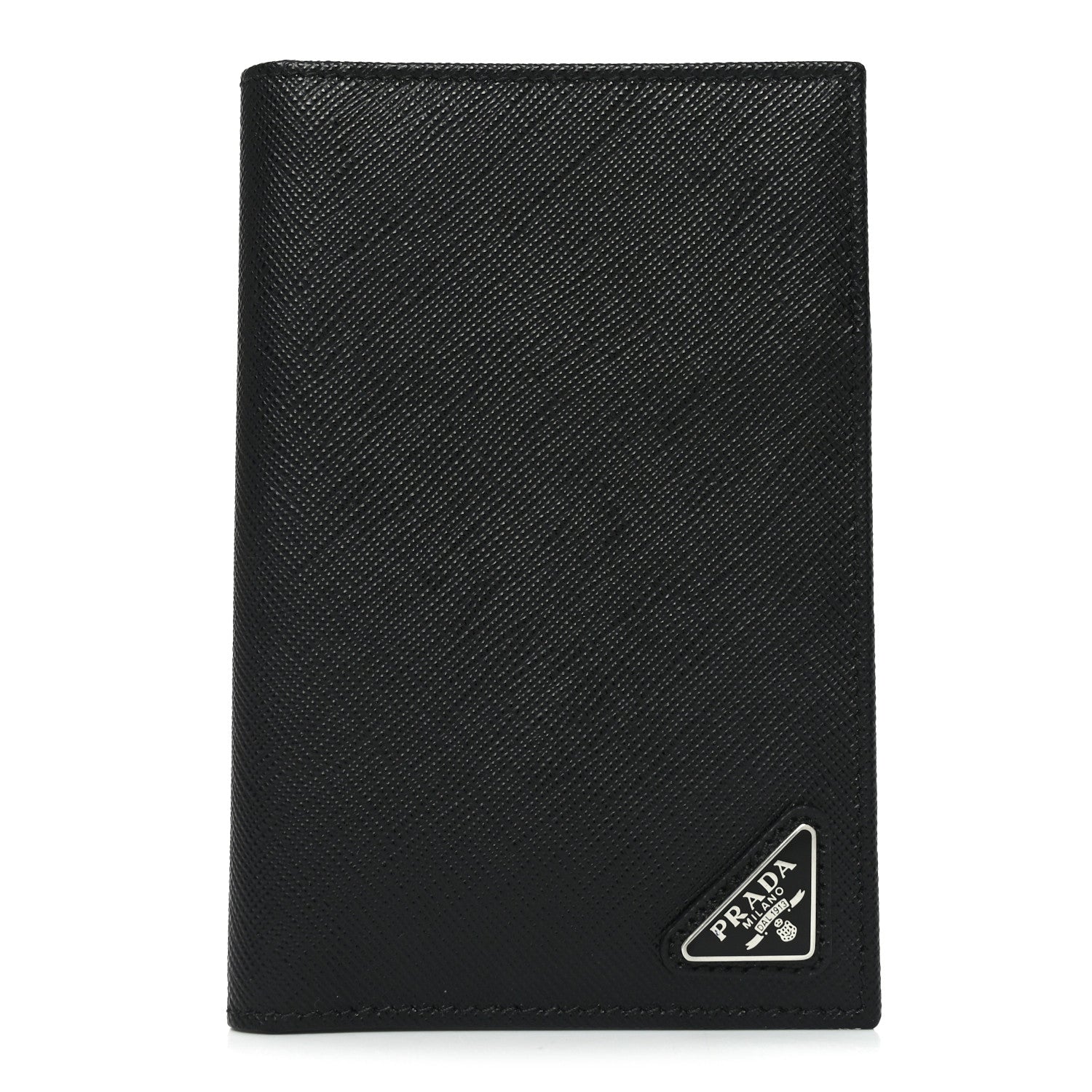 Prada Saffiano Passport Holder Black 1 of 6