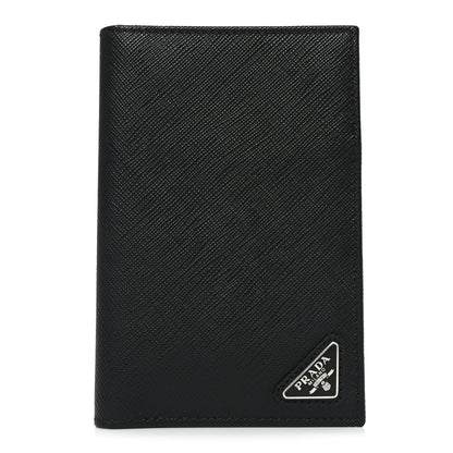 Prada Saffiano Passport Holder Black 1 of 6