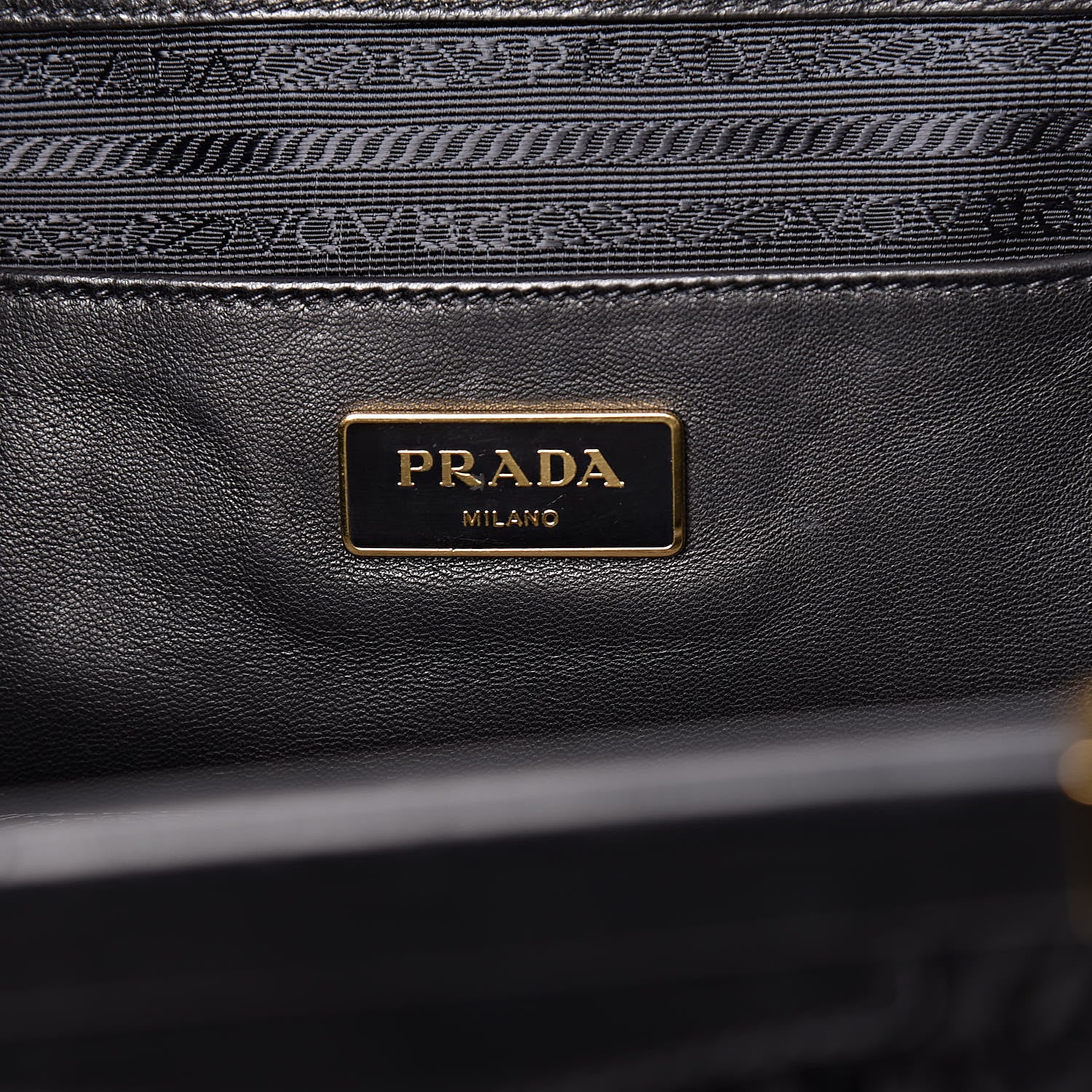 Prada Tessuto Nylon Gaufre Tote Black 6 of 10