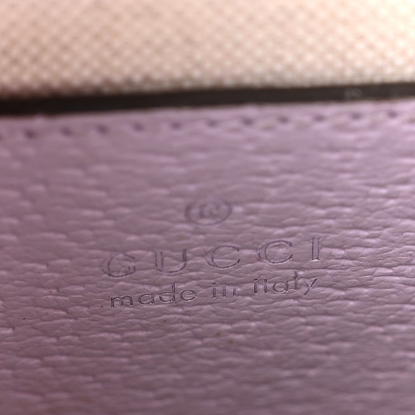 Monogram Jumbo GG Textured Dollar Calfskin Mini Tote Bag Beige Lapis