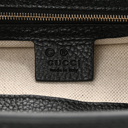 Gucci Pebbled Calfskin Large Soho Hobo Black 6 of 10
