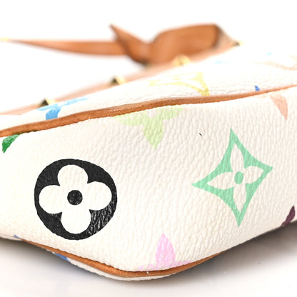 Louis Vuitton Monogram Multicolor Pochette Accessories White 10 of 13