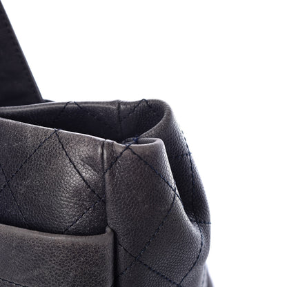 Chanel Caviar Executive Cerf Shopper Tote Navy 19 of 20