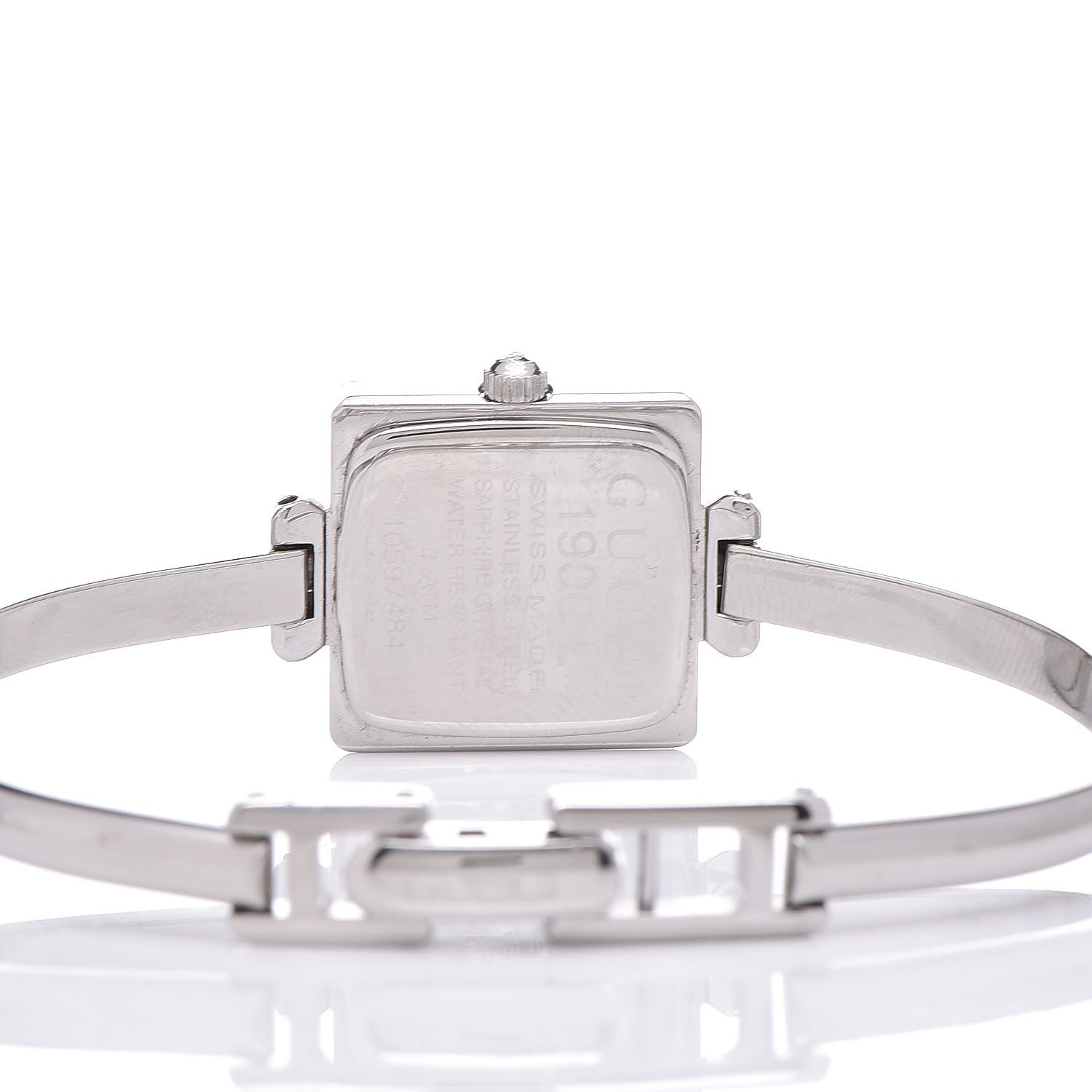 Gucci Stainless Steel Pink Mother of Pearl 19mm 1900L Quartz Watch 5 of 6
