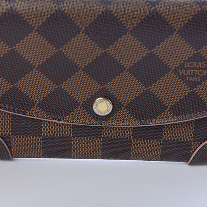 Louis Vuitton Damier Ebene Caissa Wallet Rose Ballerine 11 of 16