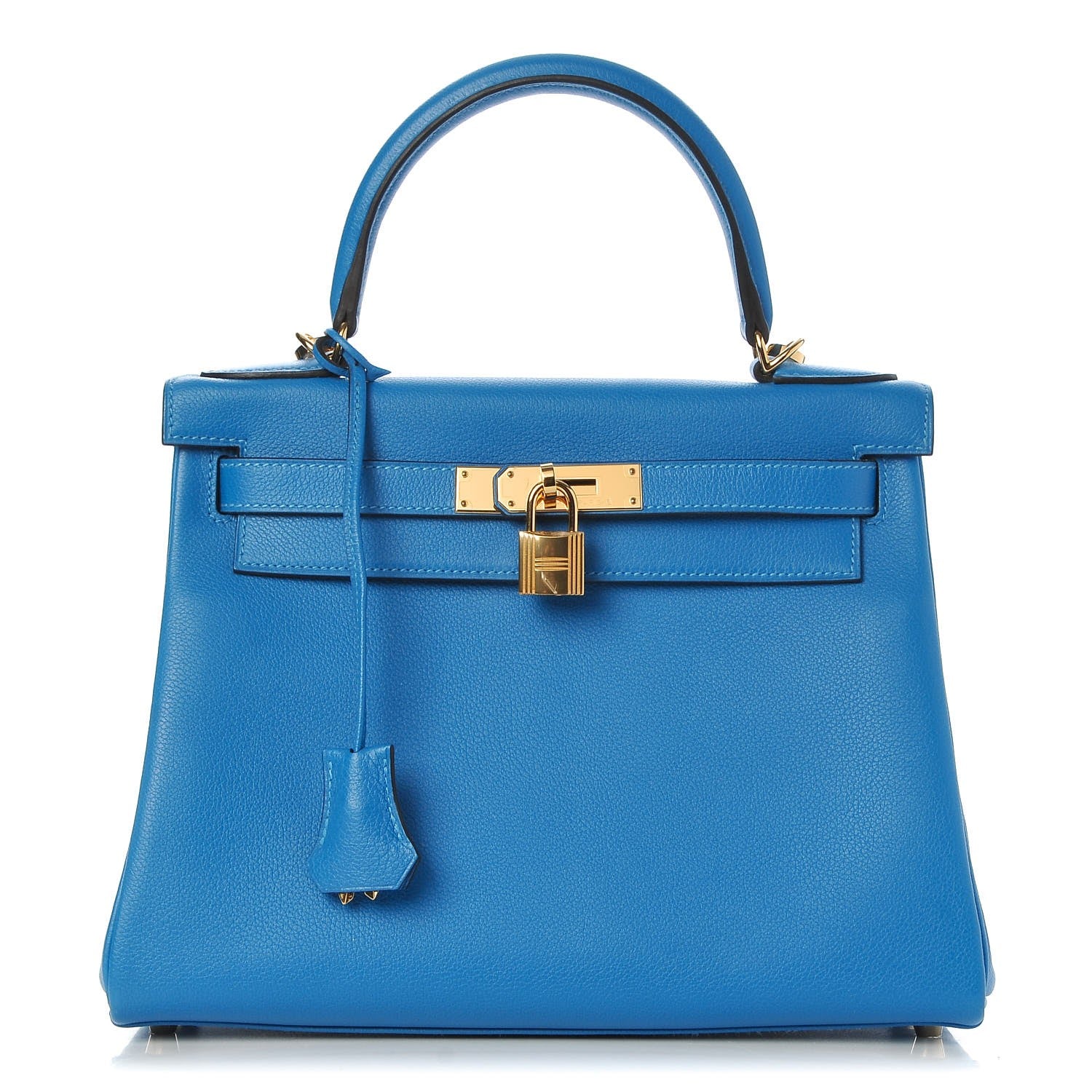 Hermes Evercolor Kelly Retourne 28 Bleu Hydra 1 of 35
