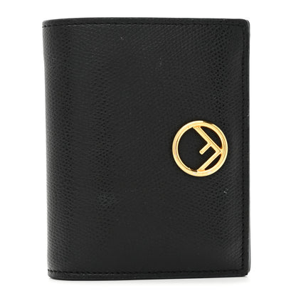 Fendi Vitello Cruise F is Fendi Compact Bi-Fold Wallet Black 1 of 8