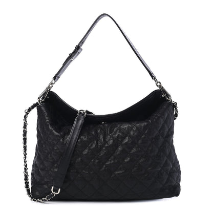 Chanel Caviar Quilted French Riviera Hobo Black 1 of 5