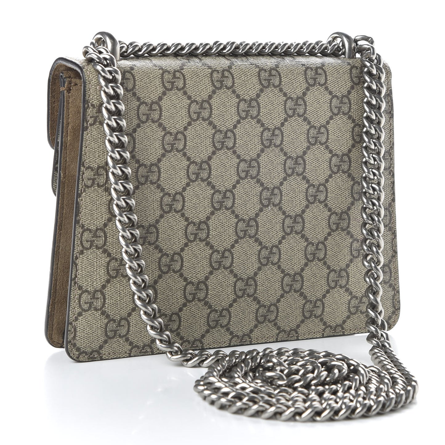 GG Supreme Monogram Mini Dionysus Shoulder Bag Taupe