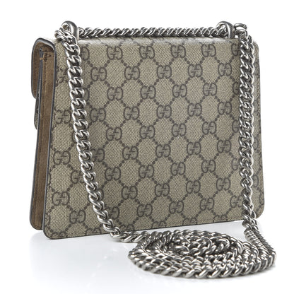 Gucci GG Supreme Monogram Mini Dionysus Shoulder Bag Taupe 3 of 10