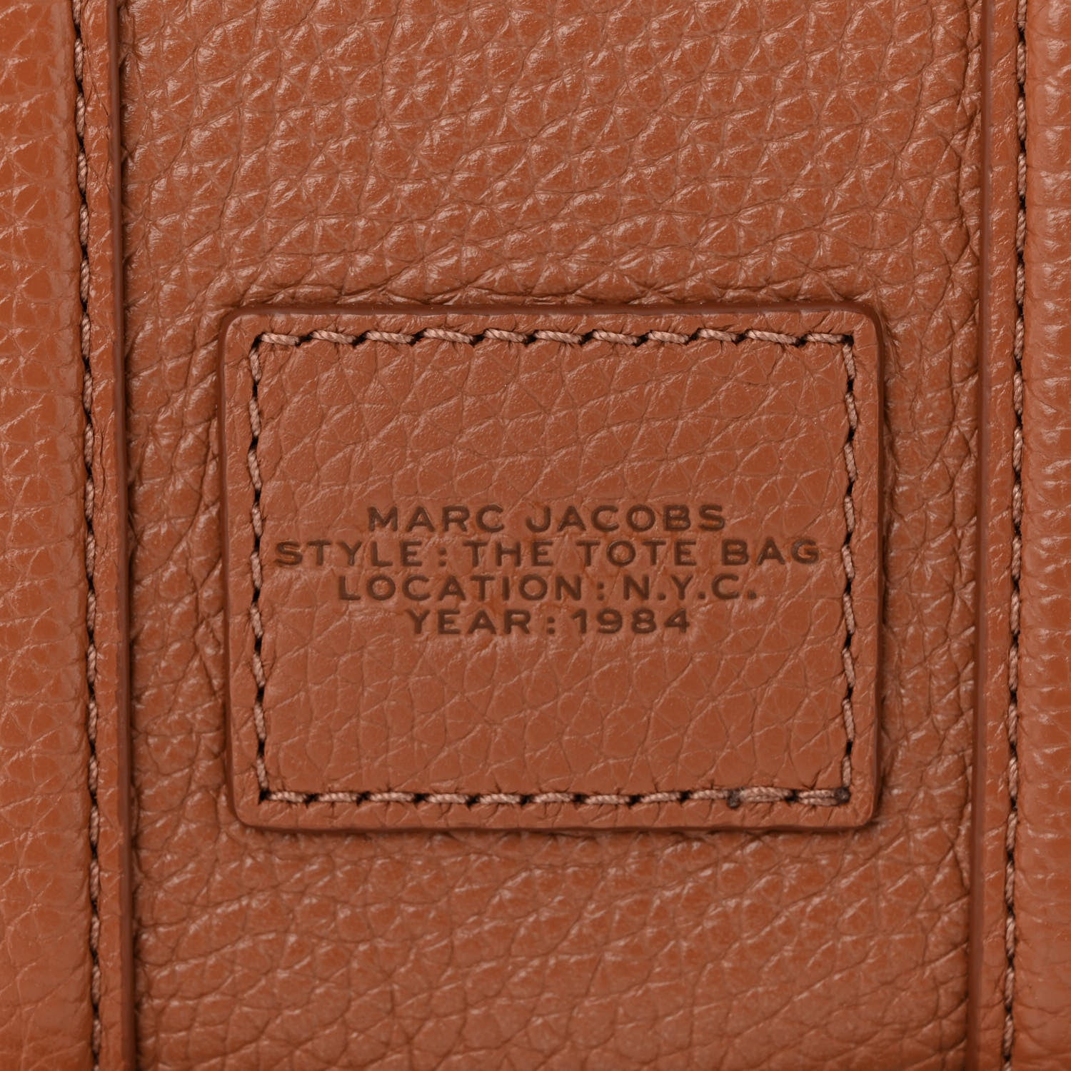 Marc Jacobs Grained Calfskin Micro The Tote Bag Argan Oil 6 of 10