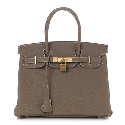 Hermes Togo Birkin 30 Etoupe 1 of 10