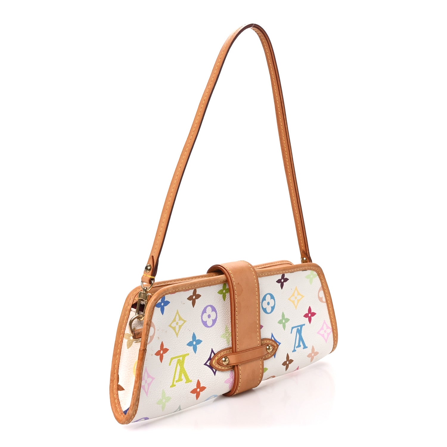Louis Vuitton Monogram Multicolor Shirley White 3 of 9