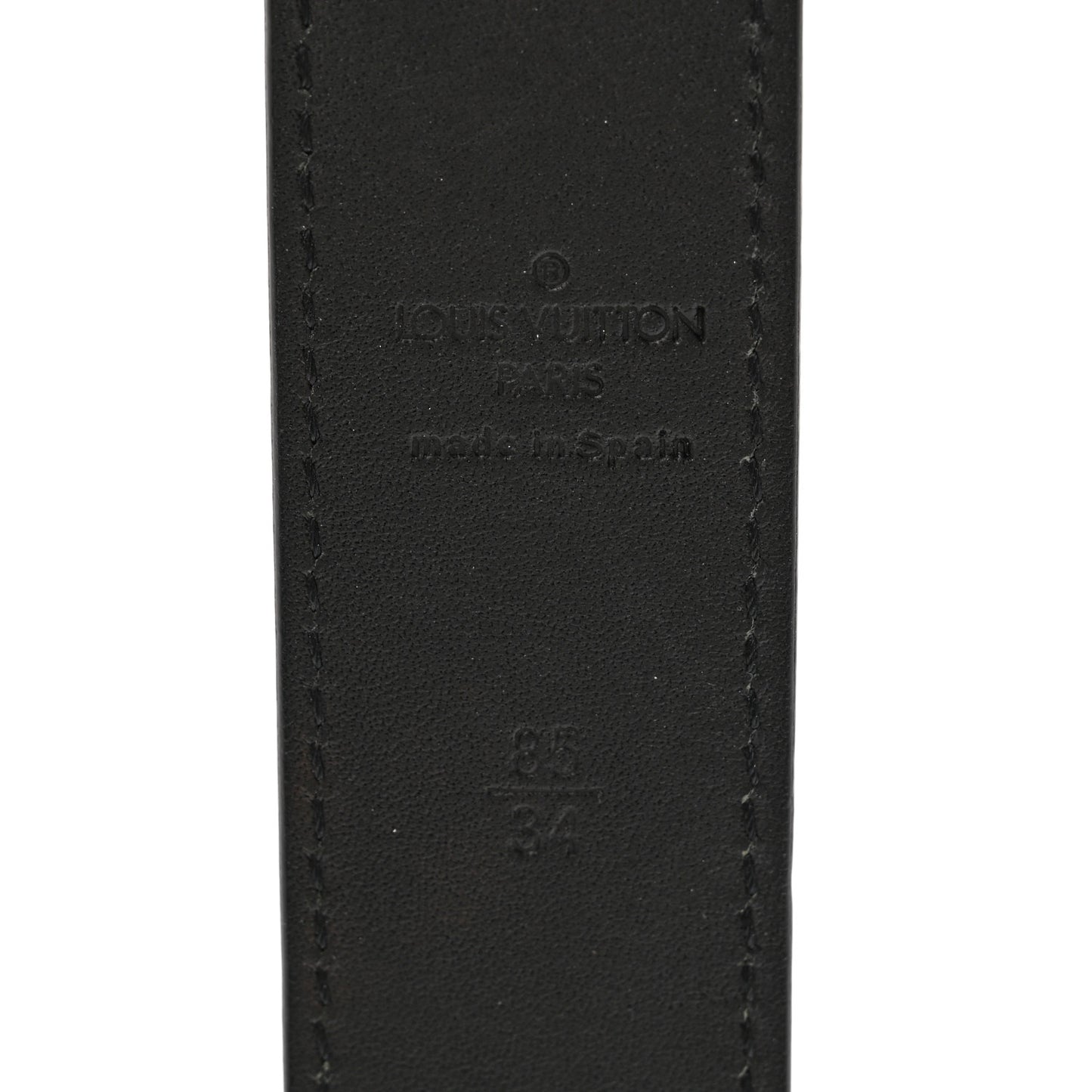 Monogram Multicolor LV Cut Reversible Belt 85 34 Black