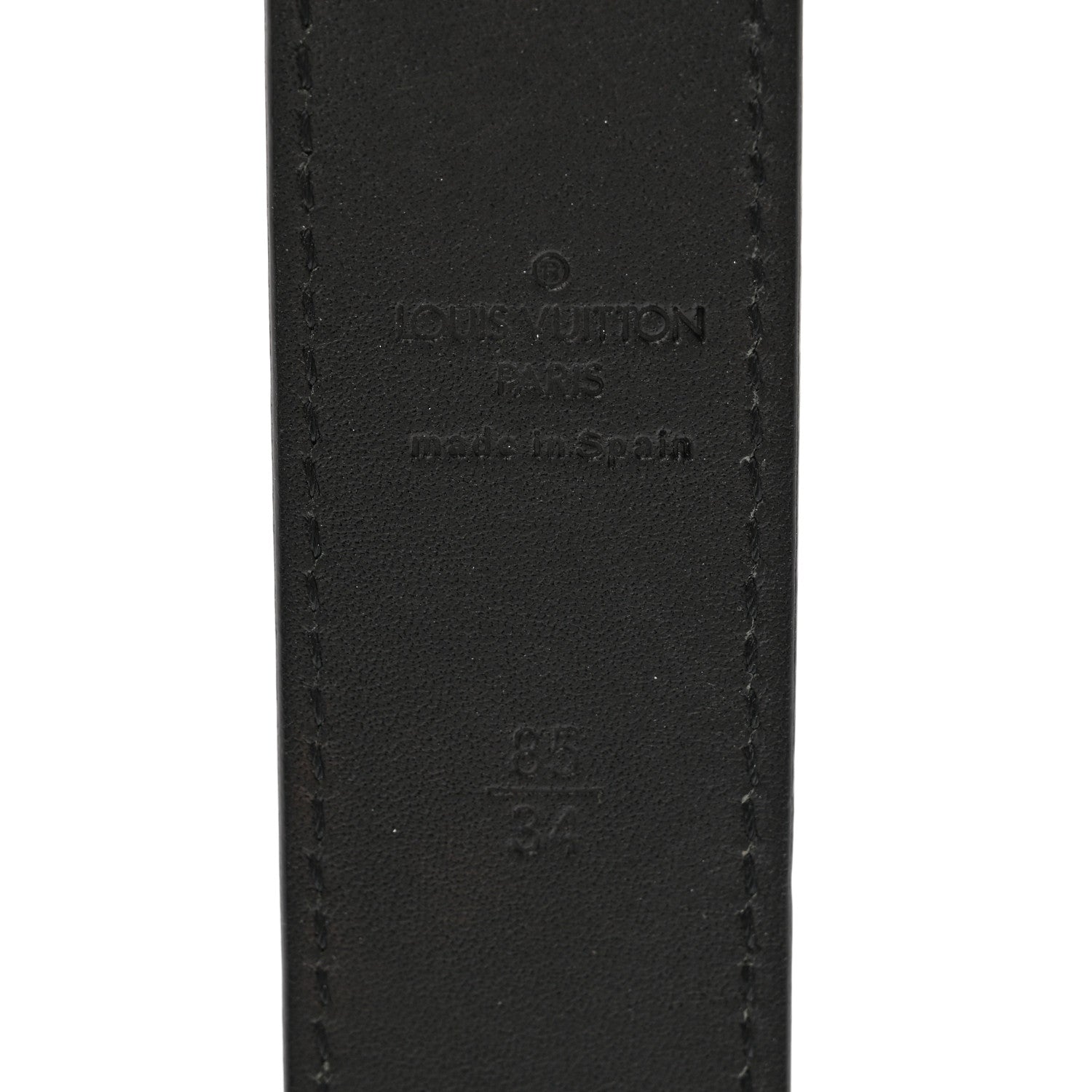 Louis Vuitton Monogram Multicolor LV Cut Reversible Belt 85 34 Black 5 of 7