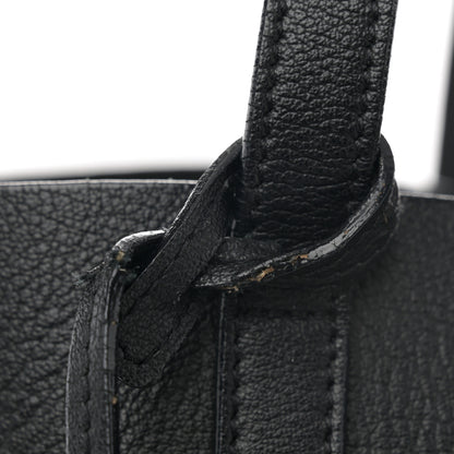 Saint Laurent Calfskin Large Shopping Tote Black 12 of 13