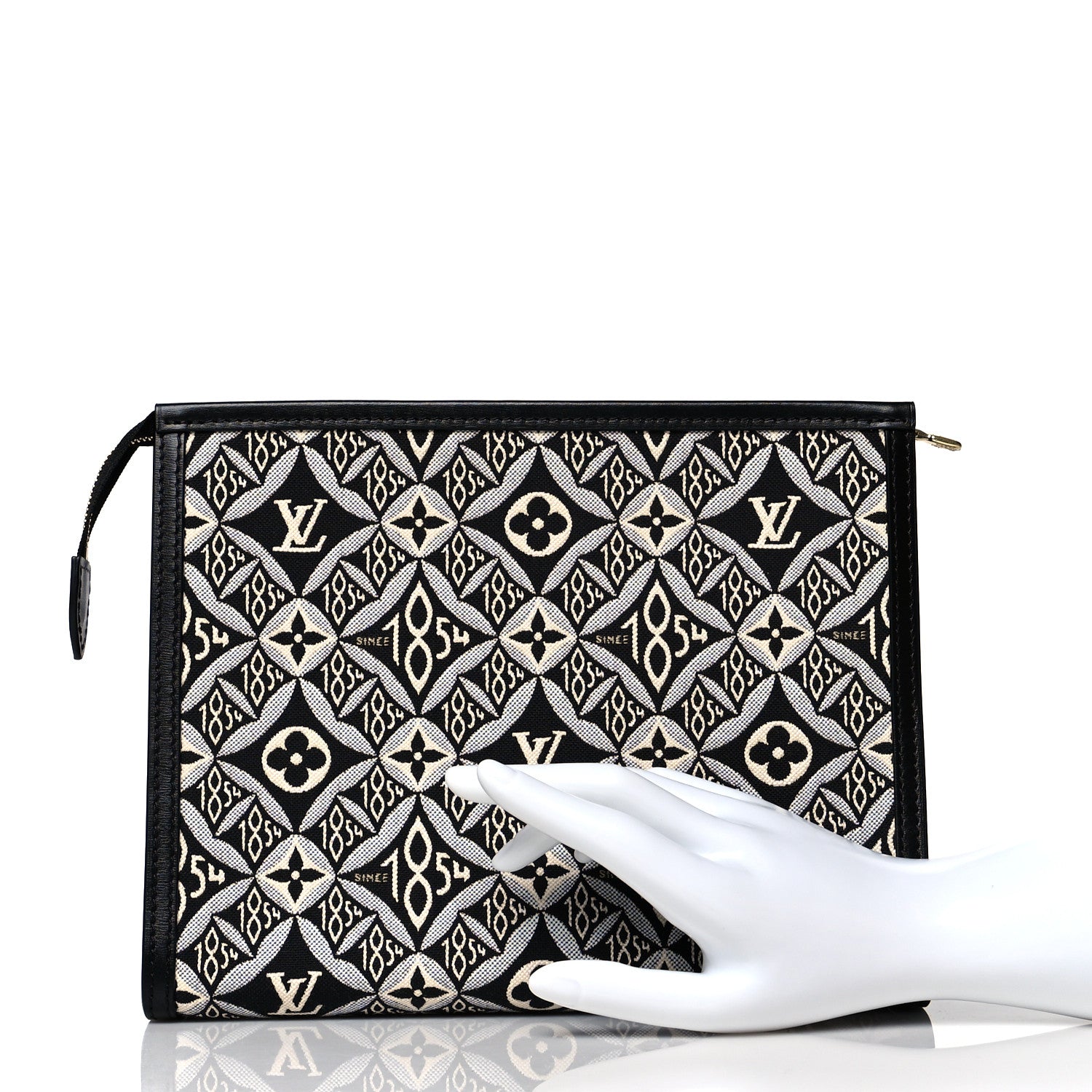 Louis Vuitton Jacquard Since 1854 Toiletry Pouch 26 Gray 2 of 9