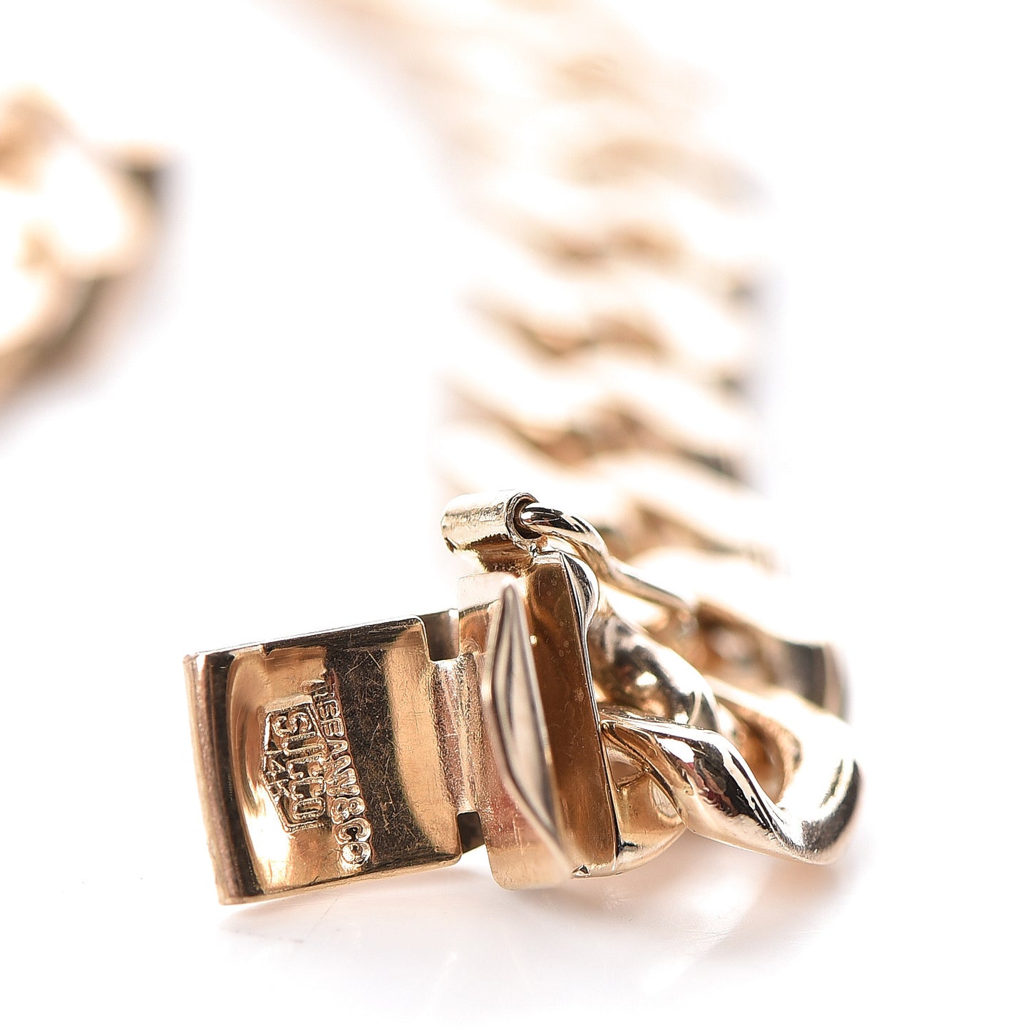 14K Yellow Gold Curb Link Chain Necklace