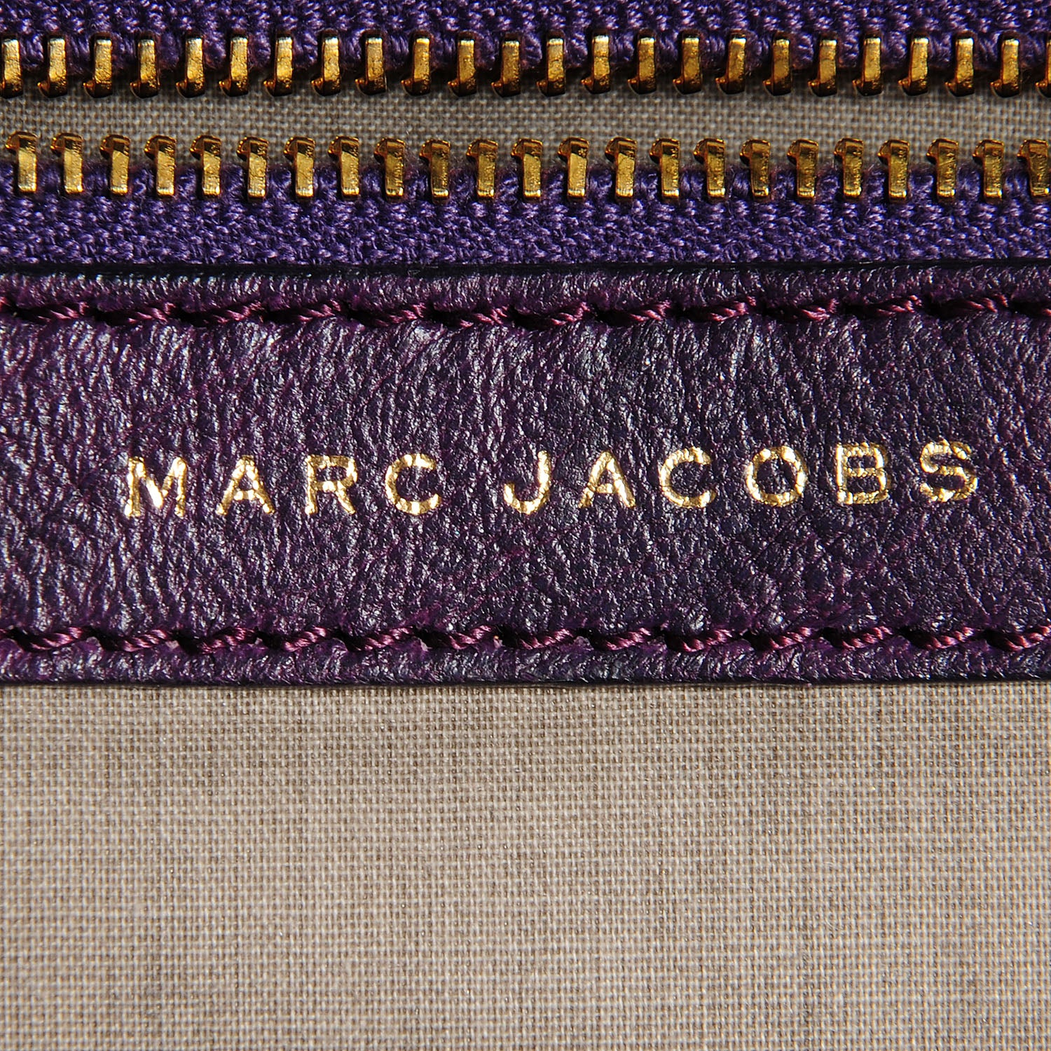 Marc Jacobs Quilted Leather Stam Purple 5 of 8