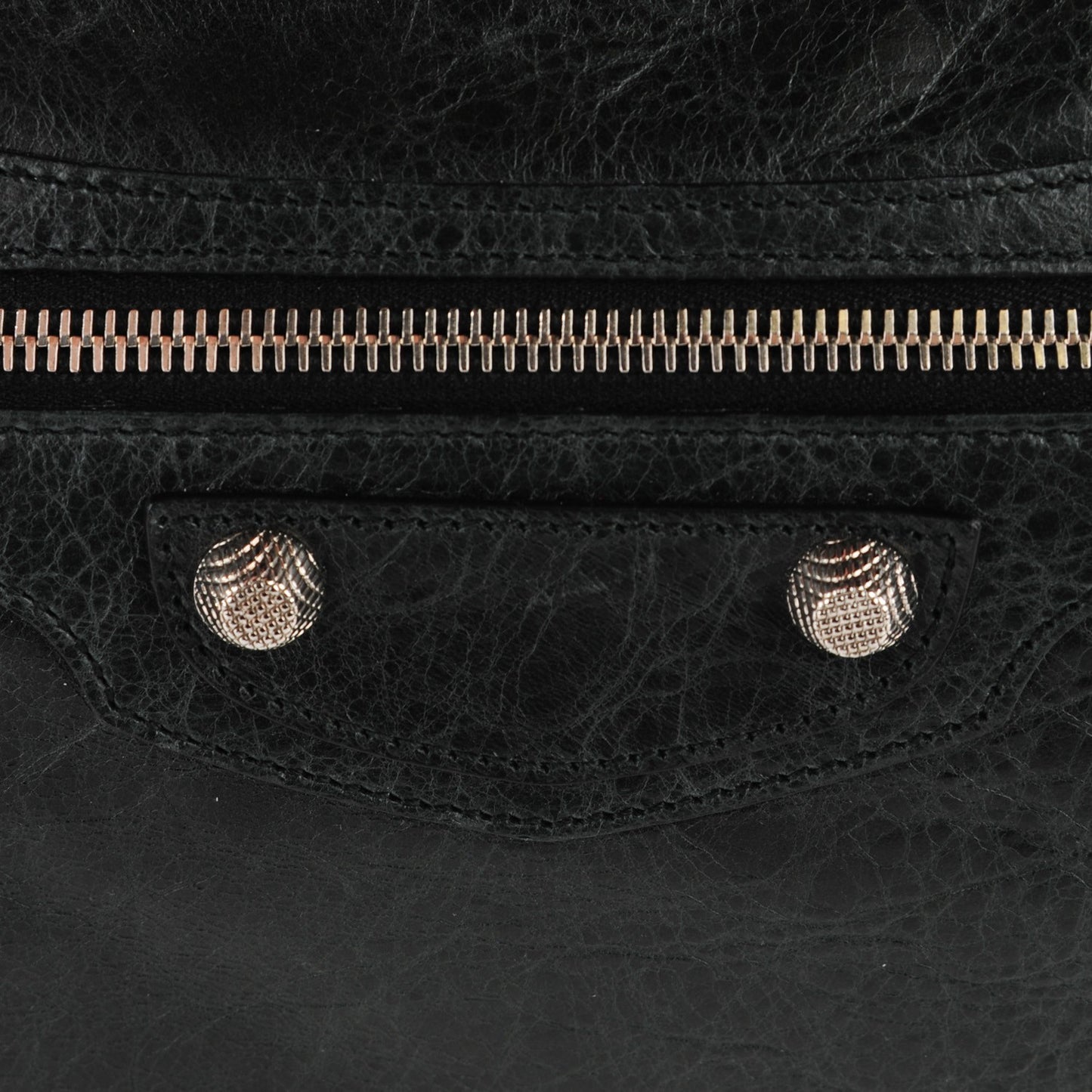 Agneau Giant 12 Silver Hardware First Black