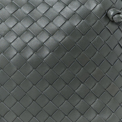 Bottega Veneta Nappa Intrecciato Nodini Crossbody Messenger New Light Grey 9 of 11