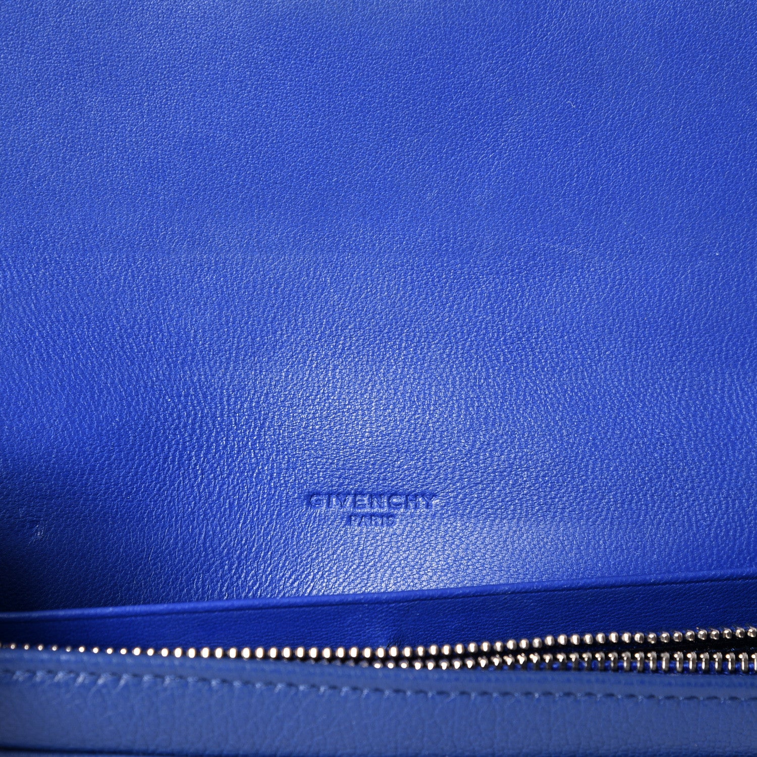Givenchy Goatskin Pandora Flap Continental Wallet Deep Blue 5 of 10