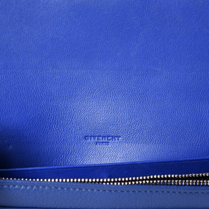 Givenchy Goatskin Pandora Flap Continental Wallet Deep Blue 5 of 10