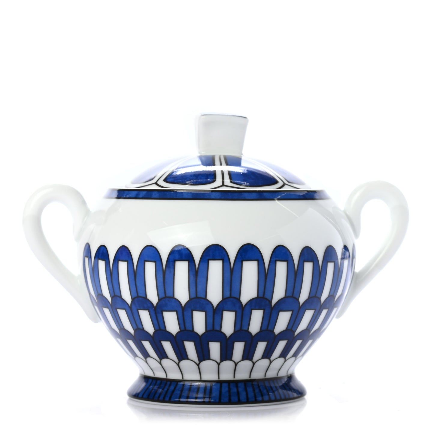 Porcelain Bleus d'Ailleurs Sugar Bowl