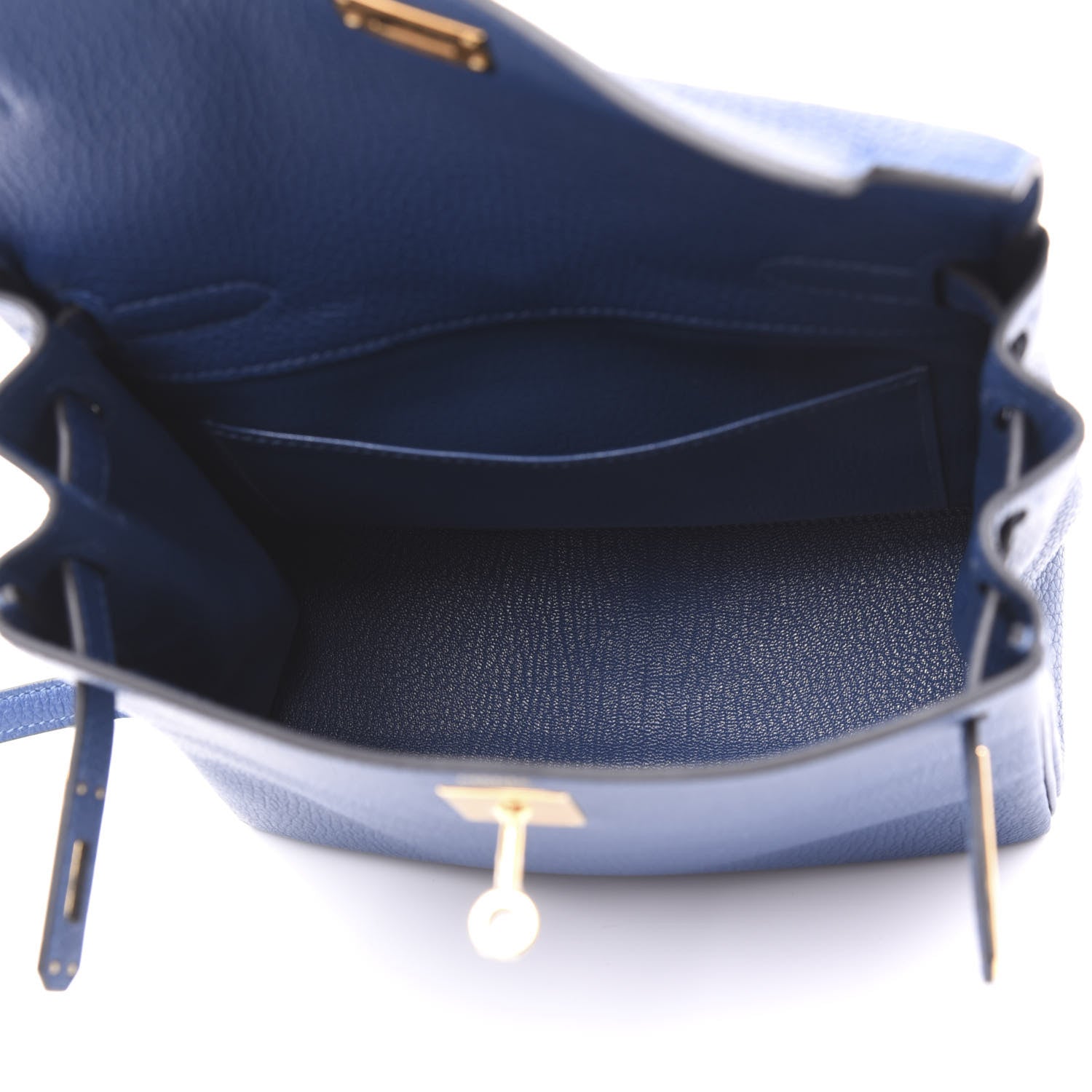 Hermes Taurillon Clemence Kelly Ado Backpack Deep Bleu 4 of 12
