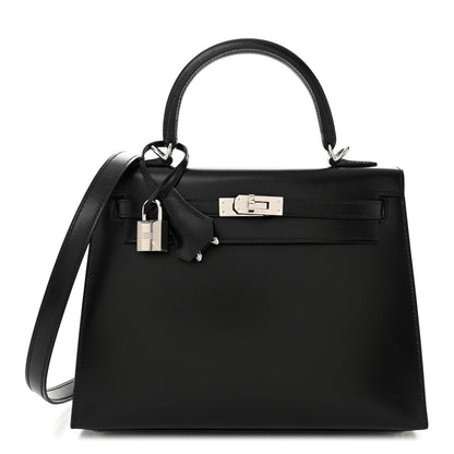 Hermes Box Kelly Sellier 25 Black 1 of 11