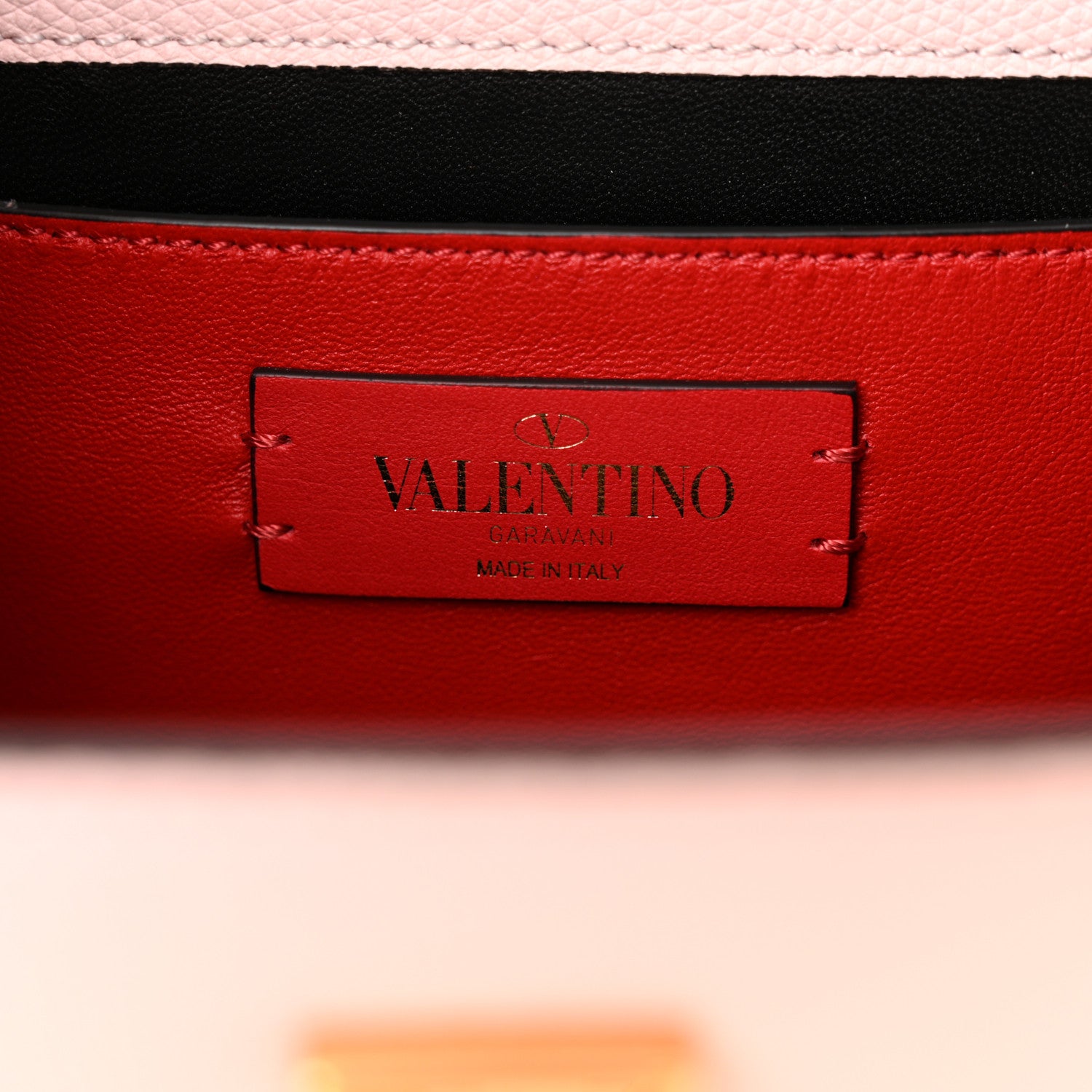 Valentino Garavani Grainy Calfskin Small VSling Shoulder Bag Water Rose 6 of 13