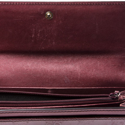 Gucci Shine Guccissima Lovely Heart Continental Wallet Scarlatto 9 of 11