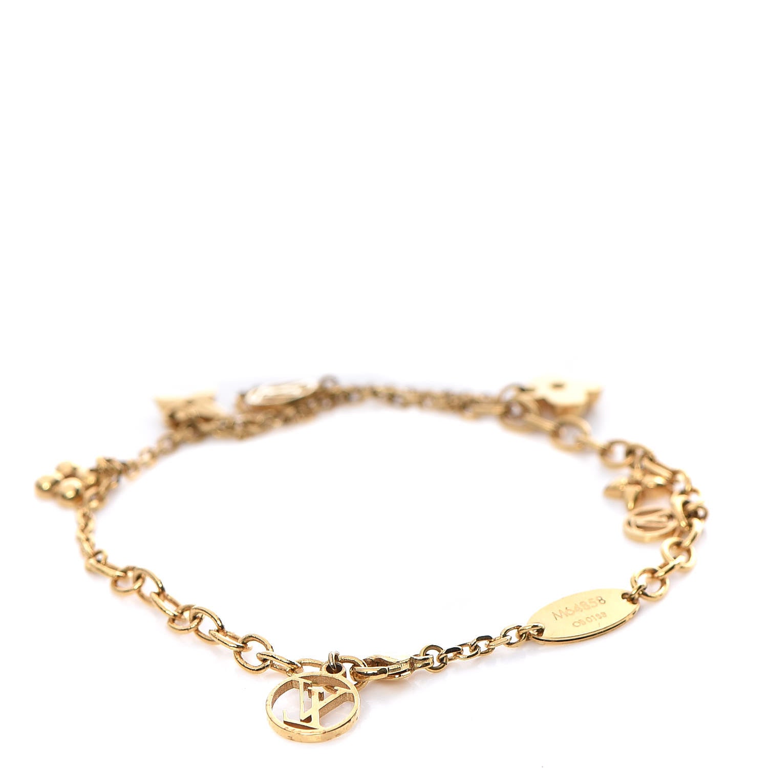 Louis Vuitton Metal Monogram Blooming Supple Bracelet 3 of 6