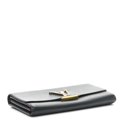 Louis Vuitton Taurillon Capucines Wallet Black 4 of 9