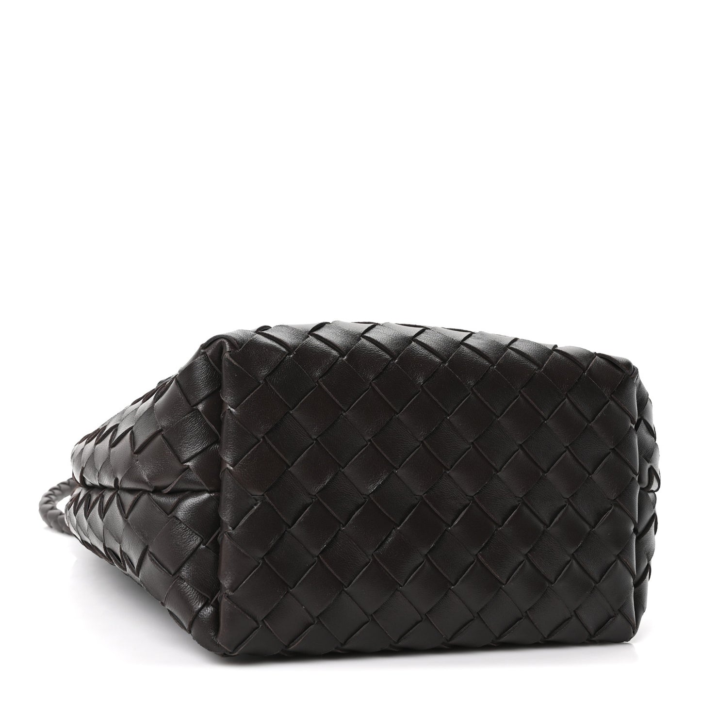 Nappa Intrecciato Small Andiamo Bucket Bag Fondant