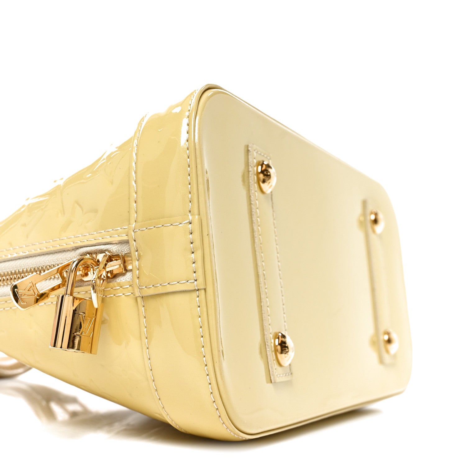 Louis Vuitton Vernis Alma PM Blanc Corail 8 of 9