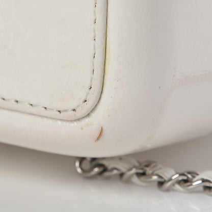 Chanel Patent Goatskin Quilted Small Gabrielle Backpack White 12 of 15