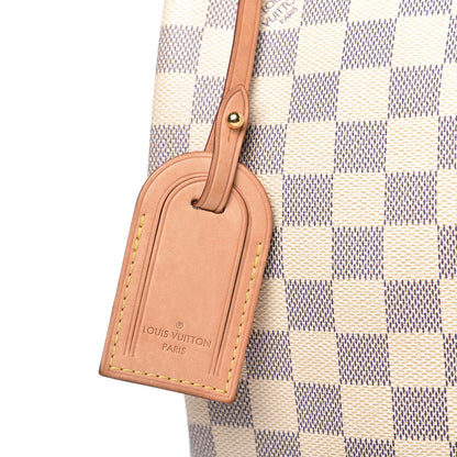 Louis Vuitton Damier Azur Graceful MM Rose Ballerine 12 of 13