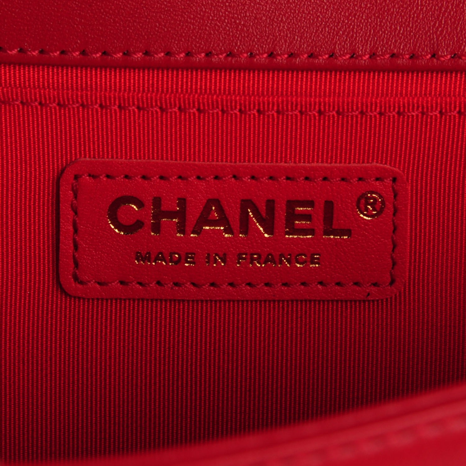 Chanel Lambskin Quilted Medium Boy Flap Red 7 of 9
