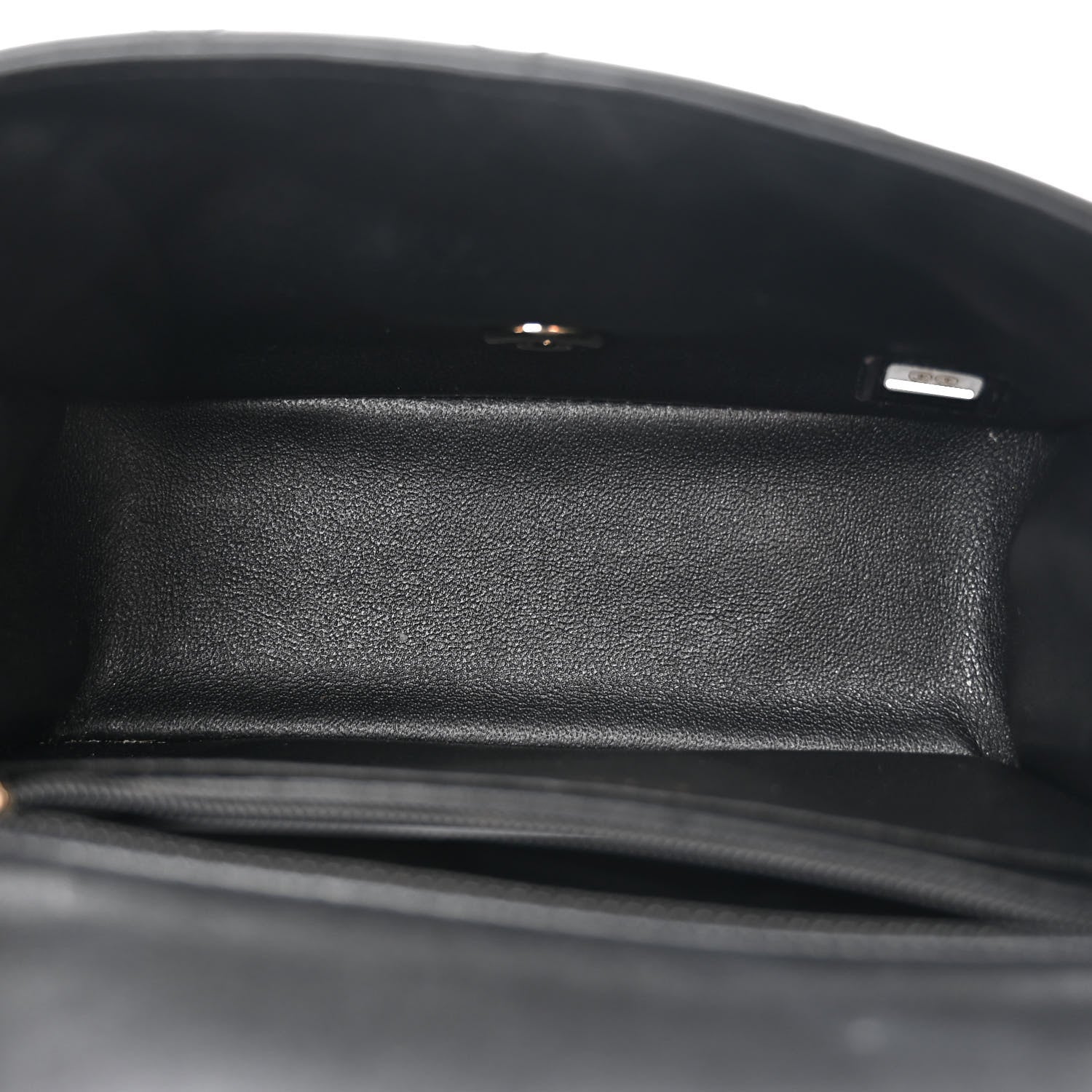 Chanel Lambskin Quilted Mini Square Flap Black 5 of 10