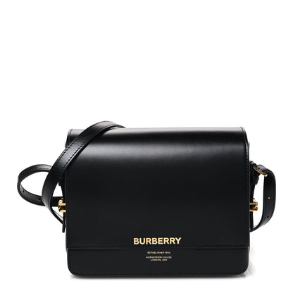 Burberry Smooth Calfskin Two Tone Small Grace Bag Black 1 of 10