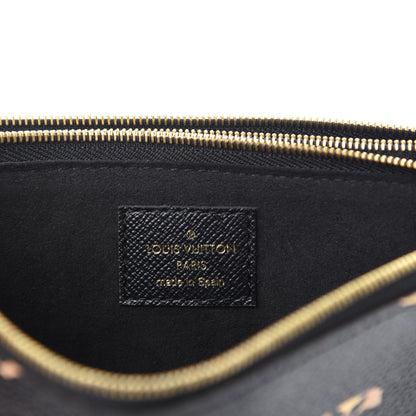 Louis Vuitton Monogram Giant Jungle Pochette Double Zip Black 8 of 10