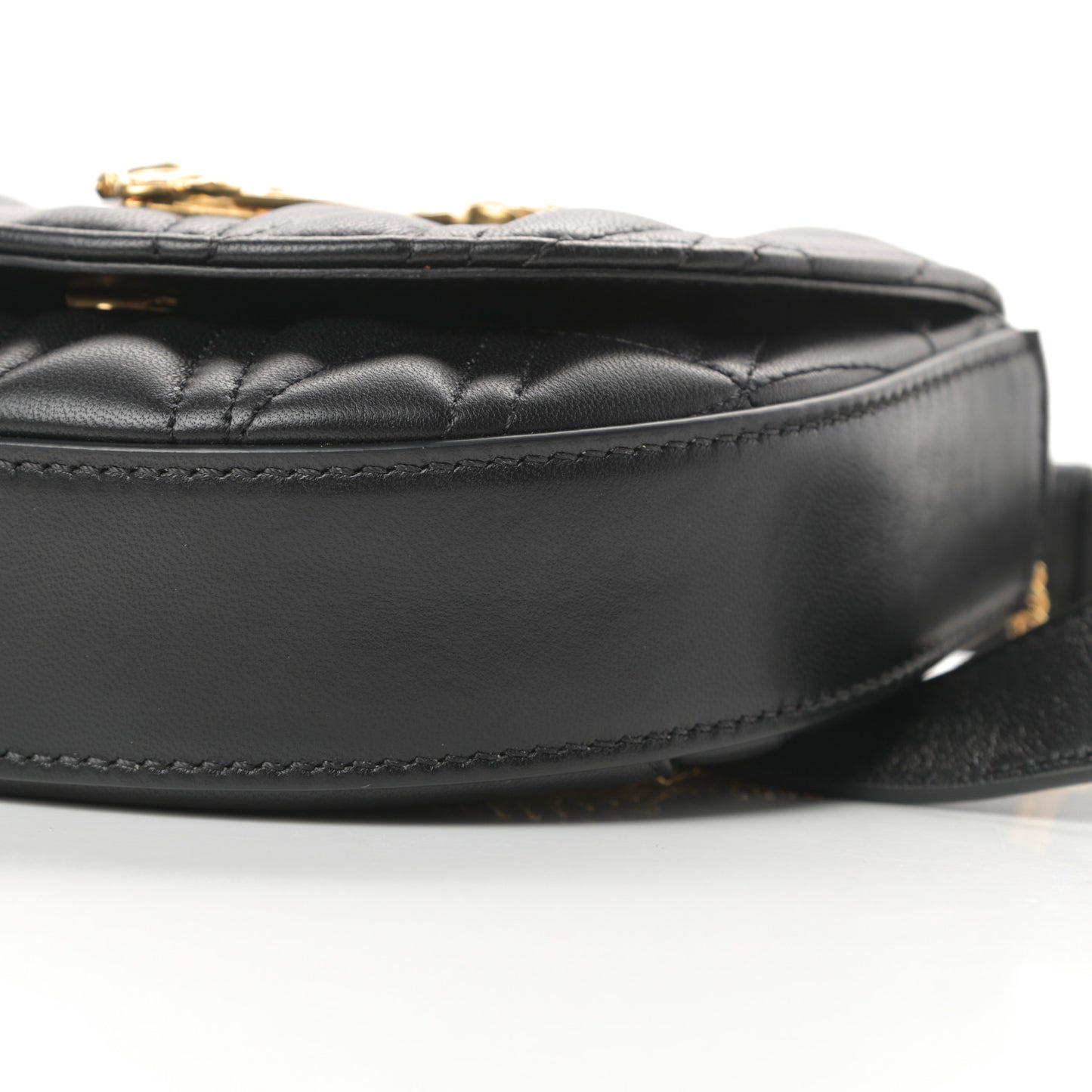 Nappa Quilted Virtus Belt Bag Black