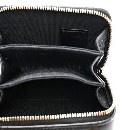 Chanel Lambskin Quilted Mini Lacquered Chain Clutch Black 5 of 10