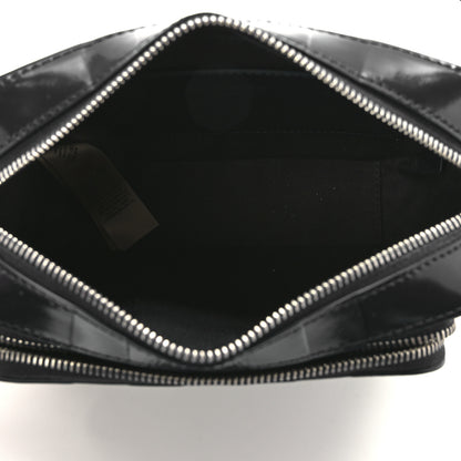 Burberry Patent Check Paddy Messenger Dark Charcoal Blue 4 of 10